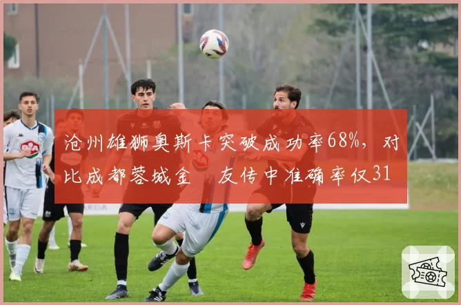 沧州雄狮奥斯卡突破成功率68%，对比成都蓉城金敃友传中准确率仅31%