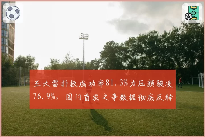 王大雷扑救成功率81.3%力压颜骏凌76.9%,国门首发之争数据彻底反转